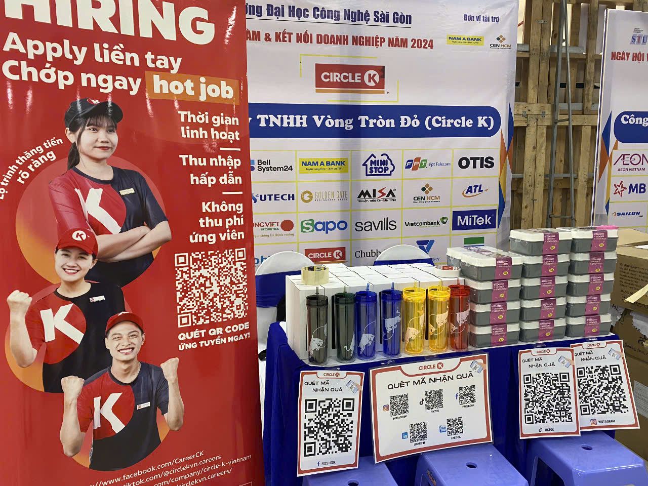 Circle K cùng sự kiện Job Fair Đại Học Công Nghệ Sài Gòn 2024