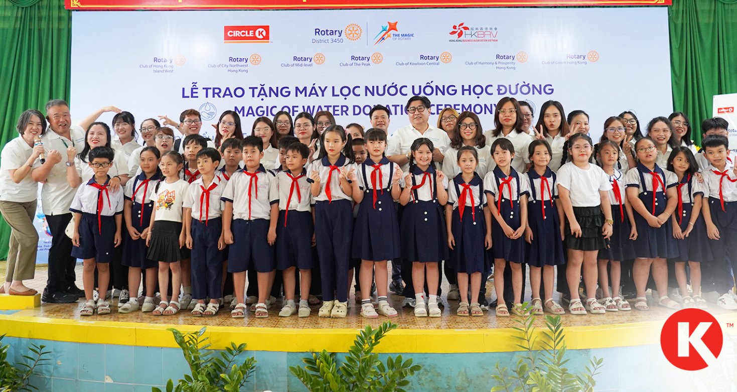 CIRCLE K MANG NGUỒN NƯỚC YÊU THƯƠNG ĐẾN HỌC SINH!