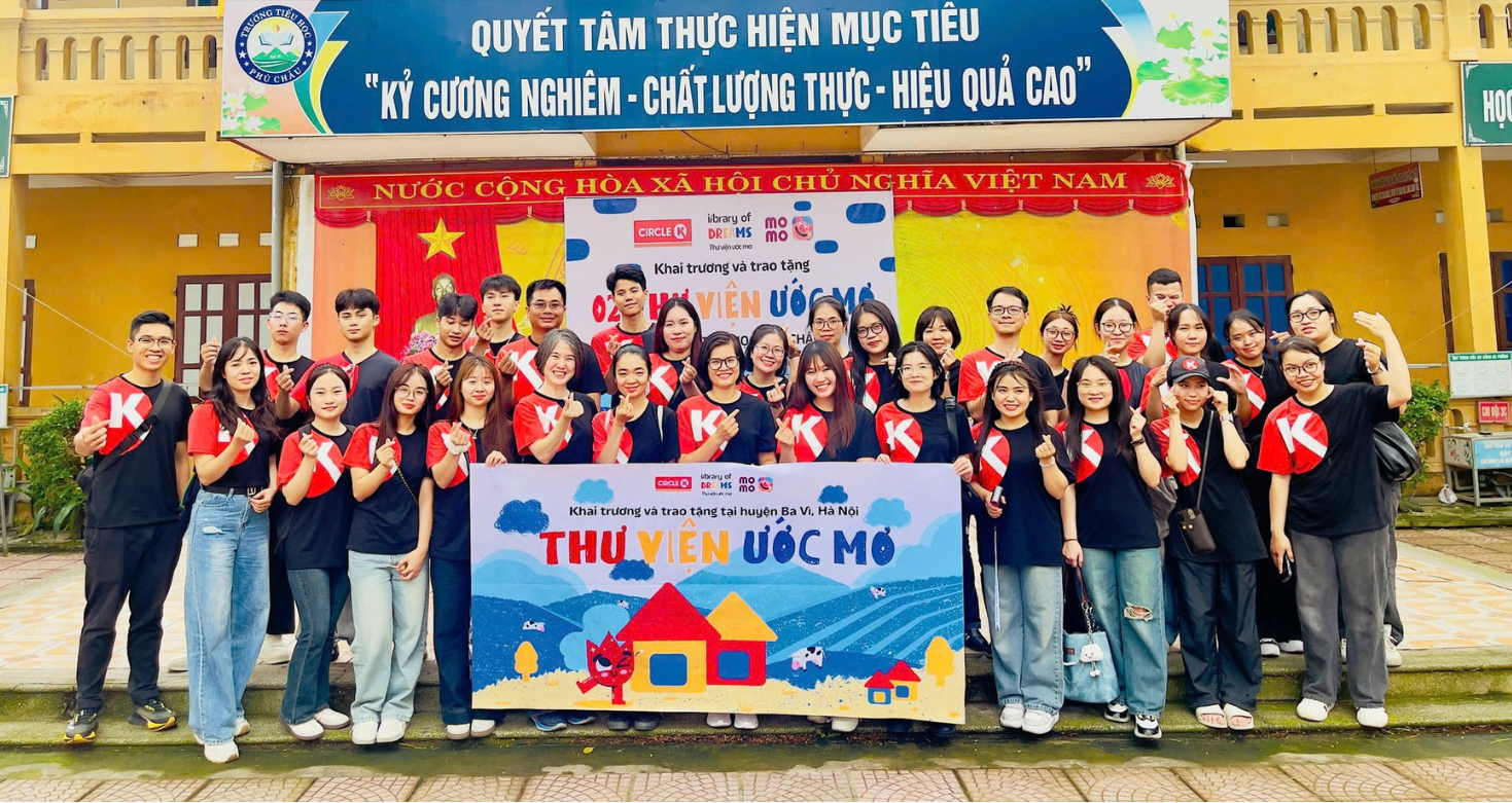 CIRCLE K VIỆT NAM MANG THƯ VIỆN ƯỚC MƠ ĐẾN BA VÌ