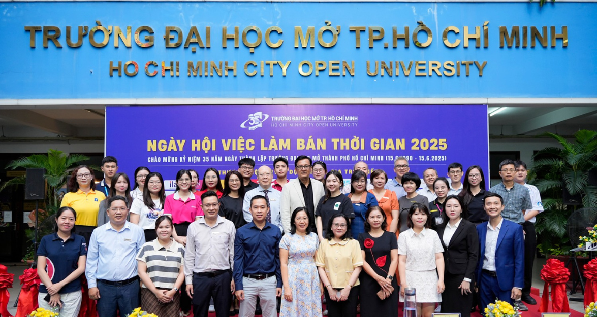 ĐẠI HỌC MỞ KẾT NỐI NGÀN CƠ HỘI – NGÀY HỘI VIỆC LÀM BÁN THỜI GIAN 2025